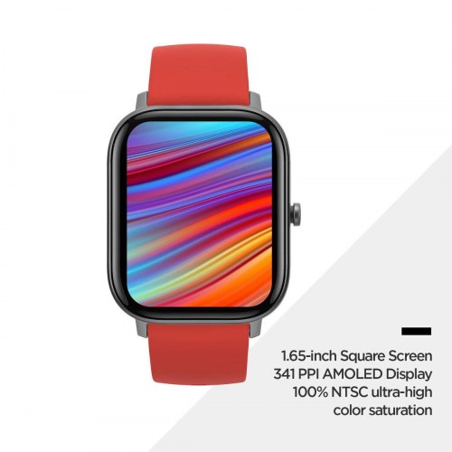 Amazfit GTS - smartwatch 42 mm, 1,65" AMOLED - Orange