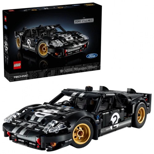 LEGO Technic 42223 - 1966 Ford GT40 Mk II racerbil (18+, 793 dele)
