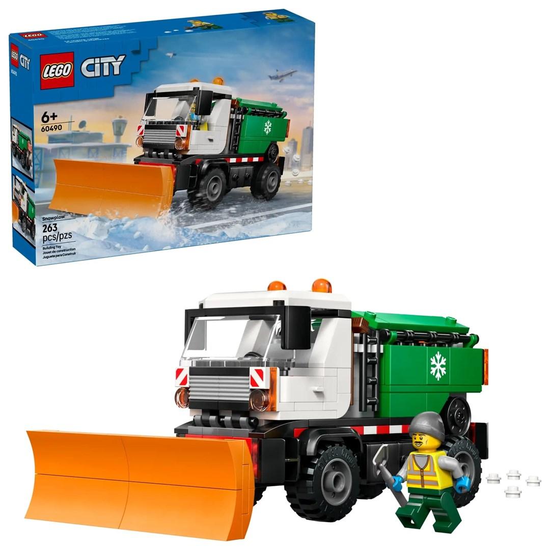 LEGO City 60490 Snerydningskøretøj - Snowplow byggesæt billede