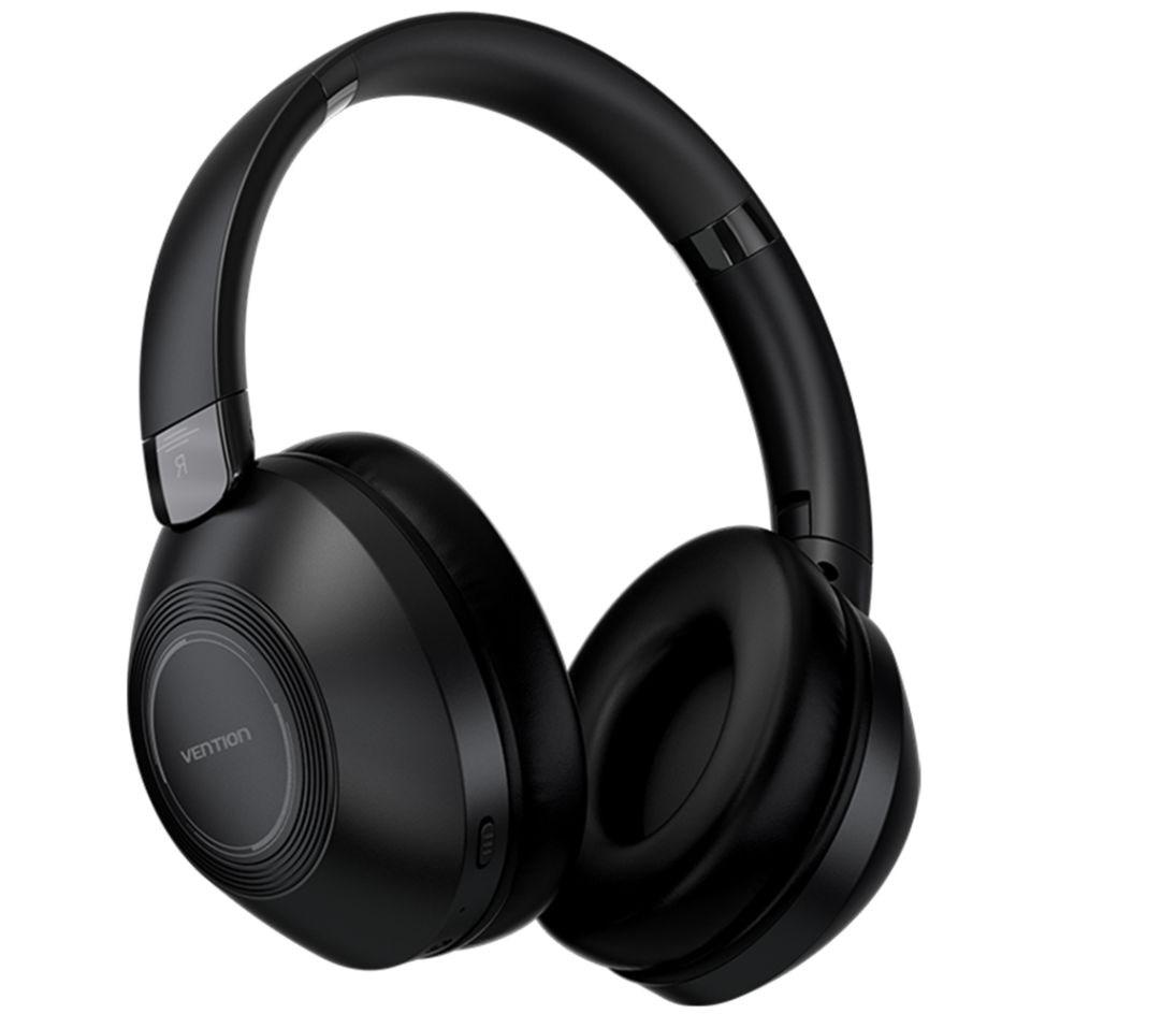 Vention SoundMate BT 5.3 - trådløse over‑ear hovedtelefoner, sort