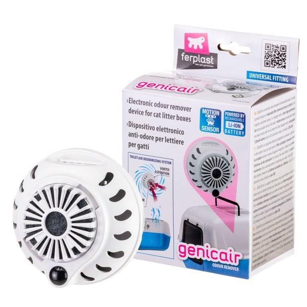 FERPLAST Genicair - automatisk ventilator til kattebakke, lugtneutralisator billede