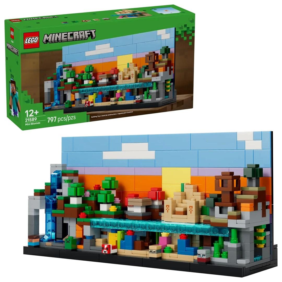 LEGO Minecraft 21589 Mini Biomer - byggesæt 12+ (797 klodser) billede