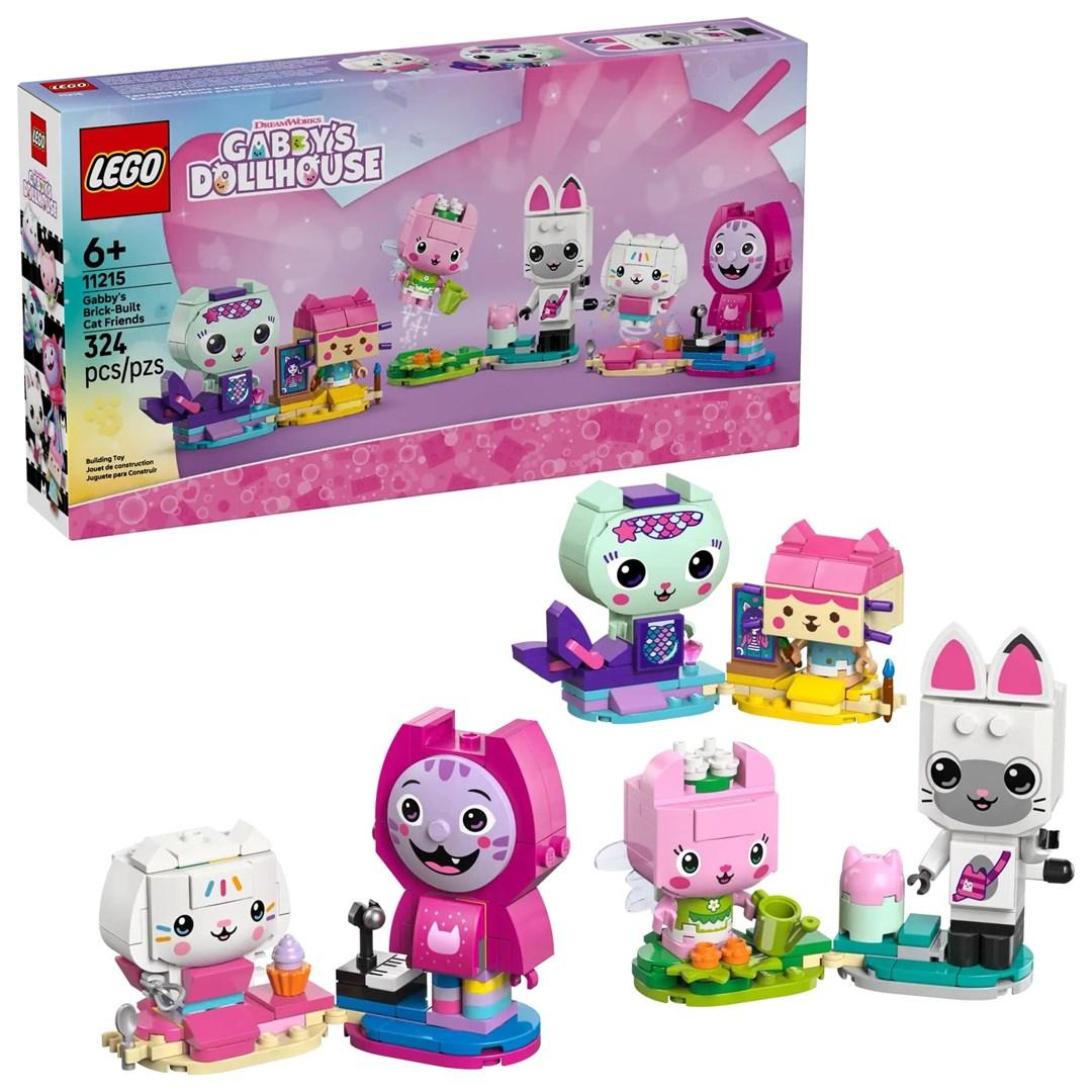 LEGO Gabby’s Dollhouse 11215 - Gabbys kattevenner i klodser, byggesæt 6+ billede