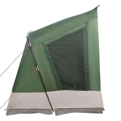 Camping telt med tag med opbevaring Grøn 330 x 250 x 245 cm