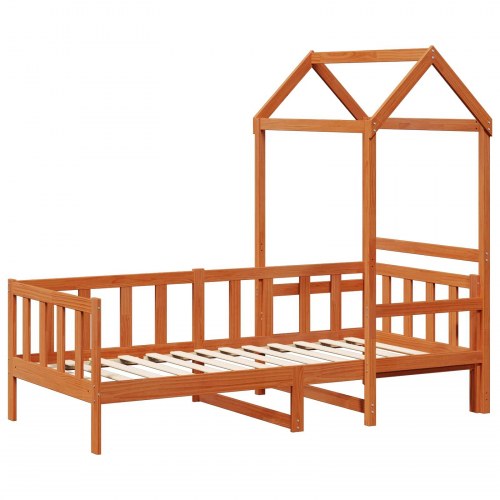 Dagbed Sæt Voks brun Massiv fyrretræ