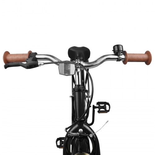 Børnecykel 24 tommer til 8-12 år Sort