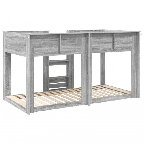 Køjeseng til Børn Grå Sonoma 90 x 190 cm Konstrueret træ