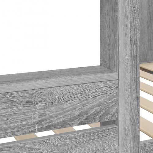 Køjeseng til Børn Grå Sonoma 90 x 190 cm Konstrueret træ