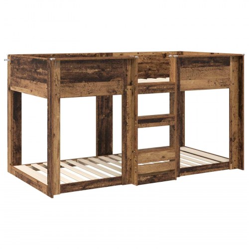 Køjeseng til Børn Gammelt træ 75 x 190 cm Konstrueret træ