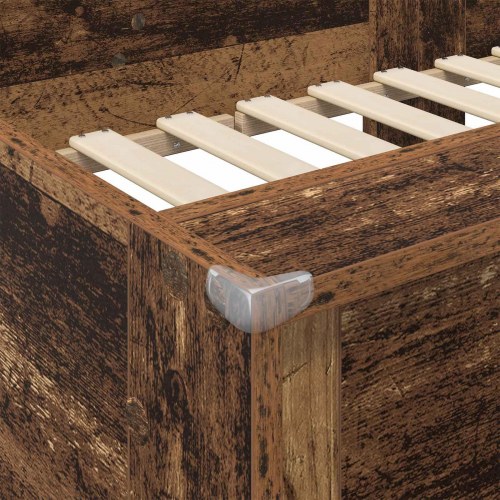 Køjeseng til Børn Gammelt træ 75 x 190 cm Konstrueret træ