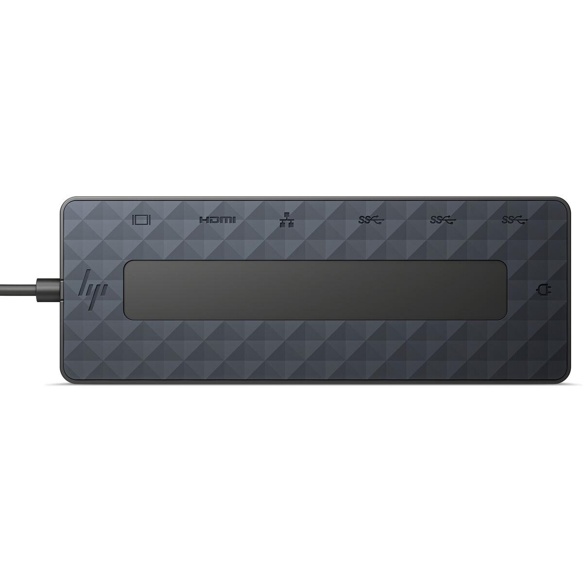 HP 50H55UT USB-C multiport hub - Sort