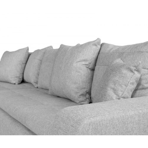 Miami chaiselongsofa venstrevendt - lysegrå stof, modern living