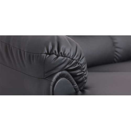 Tønder 3+2 personers sofasæt i Soft PU - sort