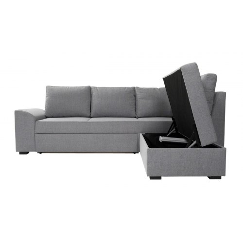 Hjørnesovesofa Canapé Deluxe højrevendt - grå