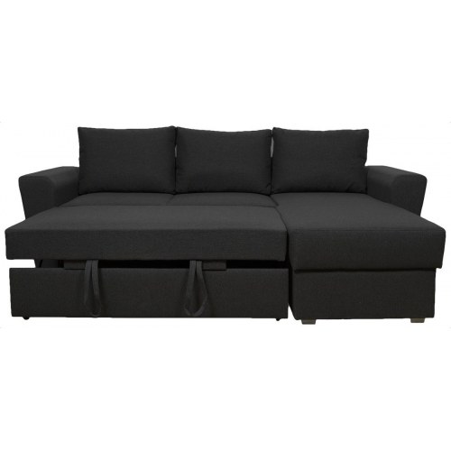 Studio Deluxe sovesofa med vendbar chaiselong - pocket fjedre, koksgrå Inari 95