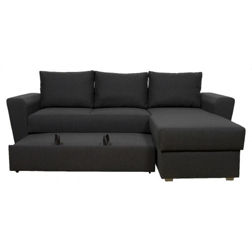 Studio Deluxe sovesofa med vendbar chaiselong - pocket fjedre, koksgrå Inari 95