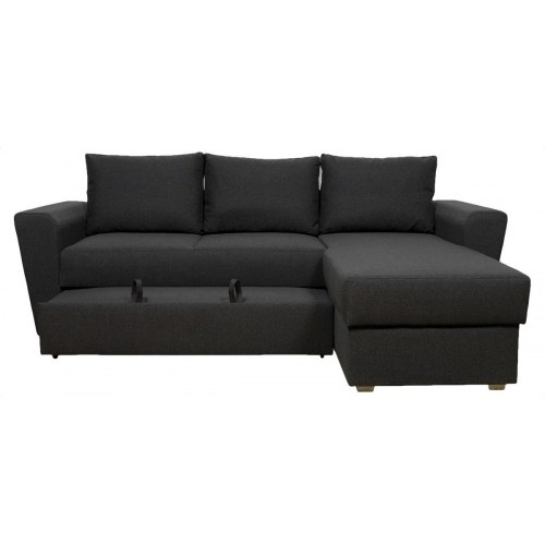 Studio Deluxe sovesofa med vendbar chaiselong - pocket fjedre, koksgrå Inari 95