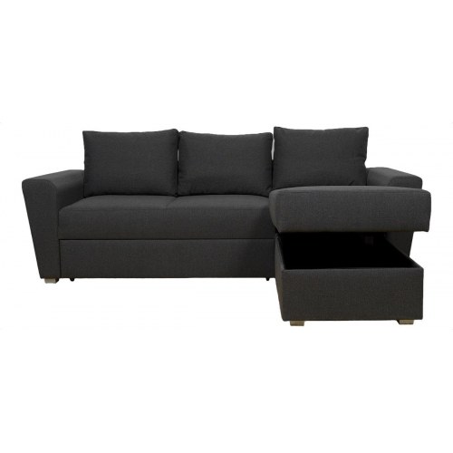 Studio Deluxe sovesofa med vendbar chaiselong - pocket fjedre, koksgrå Inari 95