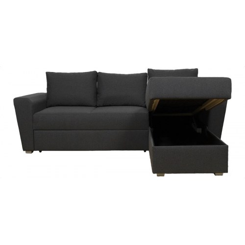 Studio Deluxe sovesofa med vendbar chaiselong - pocket fjedre, koksgrå Inari 95