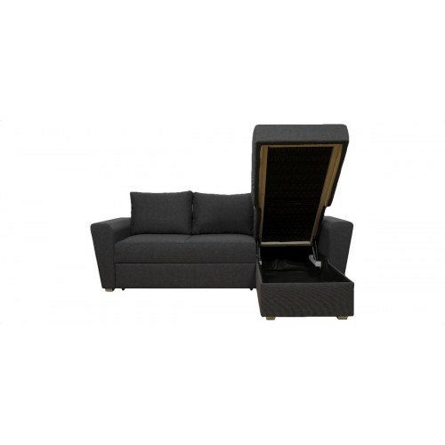 Studio Deluxe sovesofa med vendbar chaiselong - pocket fjedre, koksgrå Inari 95