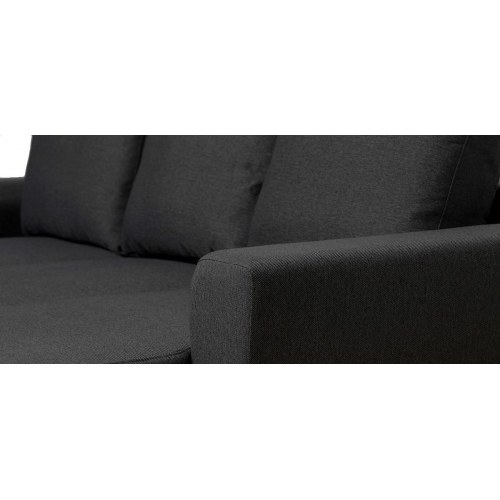 Studio Deluxe sovesofa med vendbar chaiselong - pocket fjedre, koksgrå Inari 95