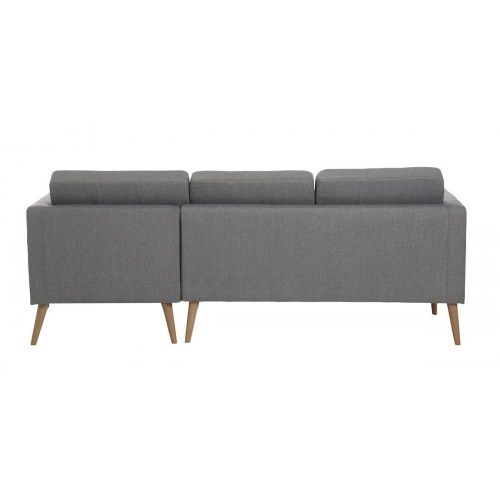 Novelty chaiselongsofa højrevendt - lysegrå Inari 91