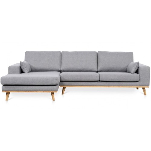 Simone chaiselong sofa venstrevendt – lysegrå Inari 91