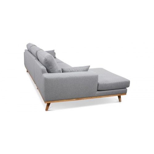 Simone chaiselong sofa venstrevendt – lysegrå Inari 91