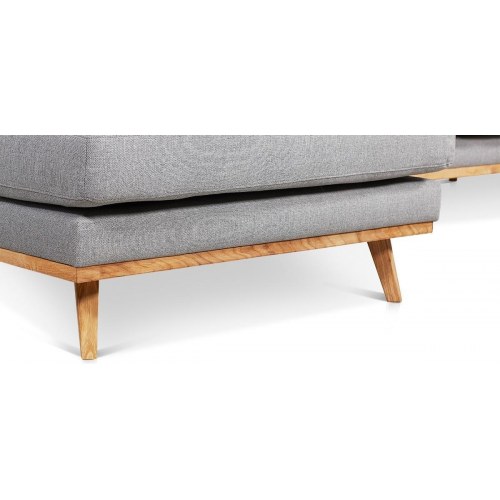 Simone chaiselong sofa venstrevendt – lysegrå Inari 91