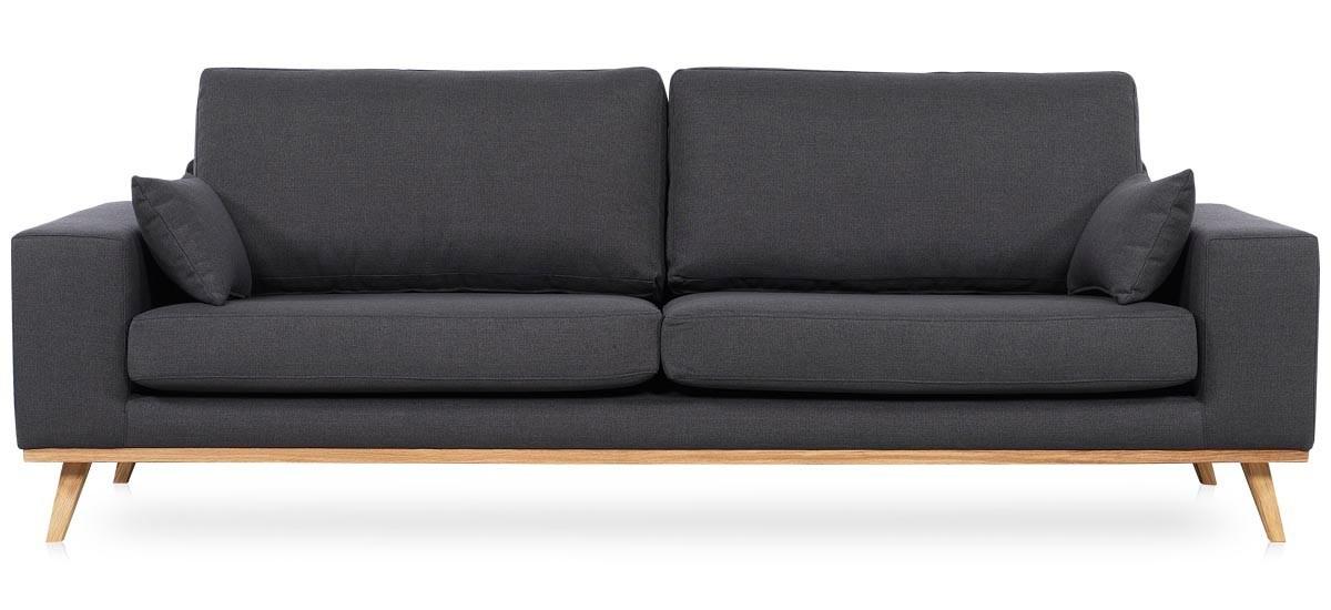 Simone 3-personers sofa - koksgrå Inari 95