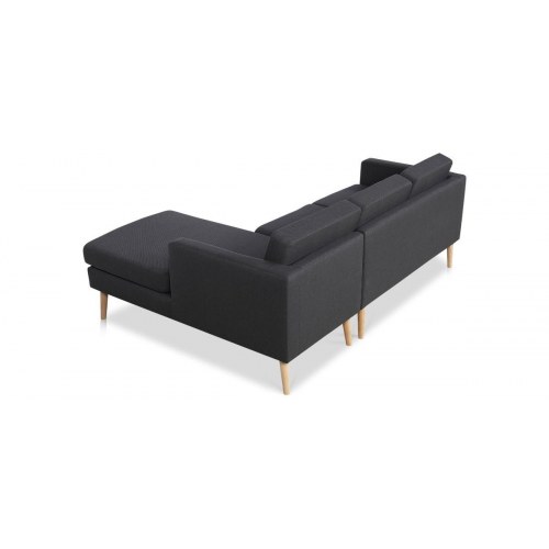 Novelty chaiselongsofa højrevendt - koksgrå Inari 95