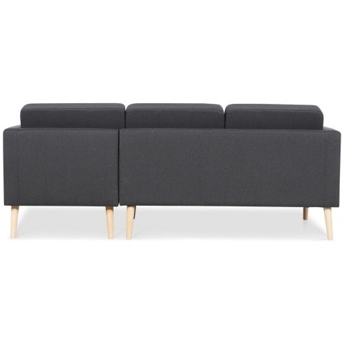 Novelty chaiselongsofa højrevendt - koksgrå Inari 95
