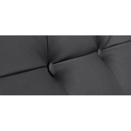 Novelty chaiselongsofa venstrevendt – sort tekstillæder