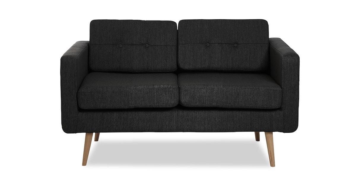 Novelty 2-personers sofa - koksgrå Inari 95