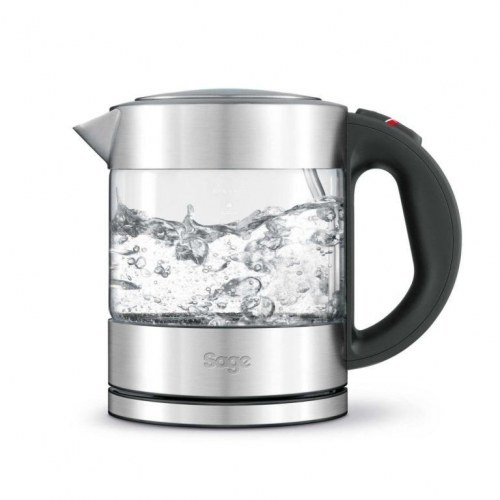 Sage the Compact Kettle Pure elkedel – 1,0 l, 2.400 W, glas/rostfrit stål