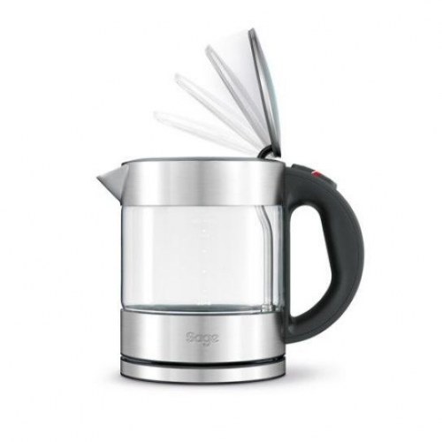 Sage the Compact Kettle Pure elkedel – 1,0 l, 2.400 W, glas/rostfrit stål