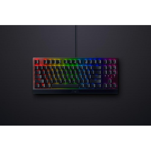 Razer BlackWidow V3 Tenkeyless gamingtastatur – USB, mekaniske Razer Yellow switches, QWERTY US, sort