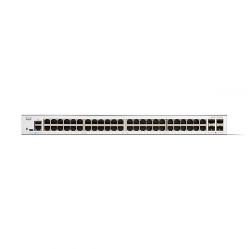 Cisco Catalyst C1300-48T-4X netværksswitch - 48x RJ45, hvid