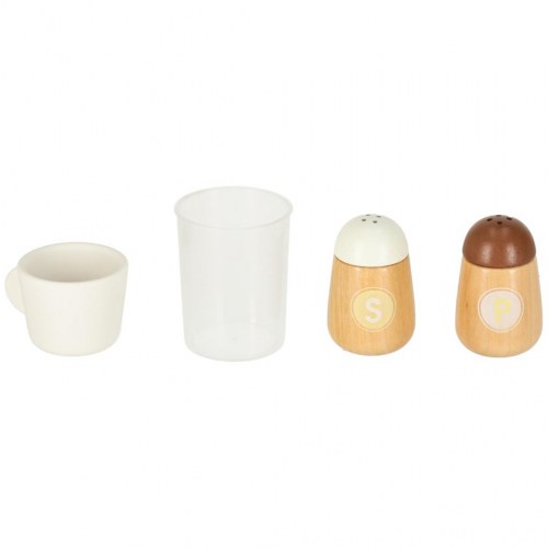 Legekøkken i træ med vandhane, lys og lyde – 90 cm