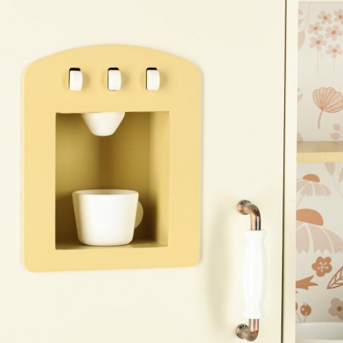 Legekøkken i træ med vandhane, lys og lyde – 90 cm