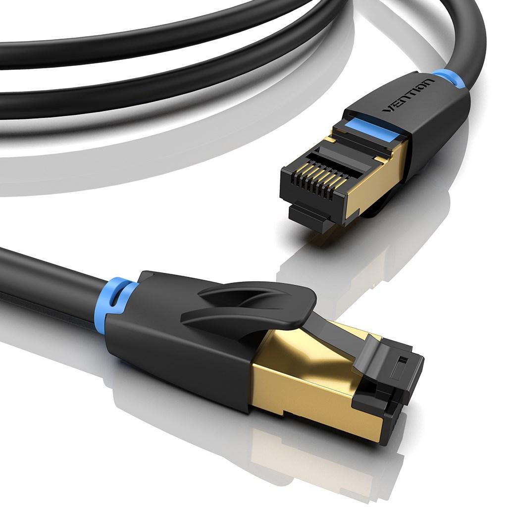Vention Cat8 S/FTP patchkabel 20 m - sort