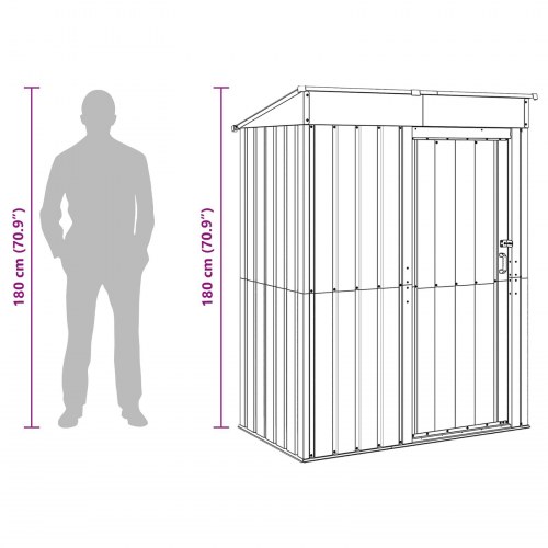 Haveskure Antracit 137 x 81 x 180 cm Metal