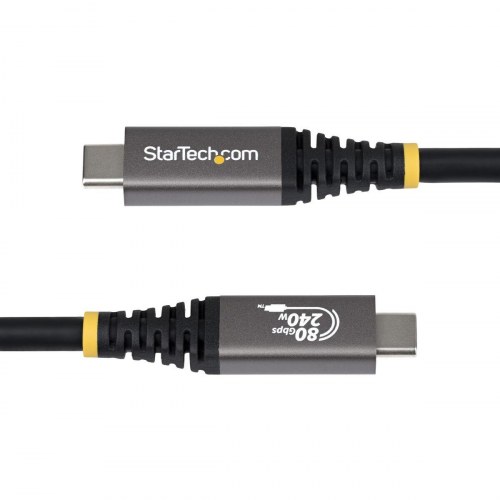 Startech CC50CM80GUSB4CABLE USB-C kabel 50 cm - sort