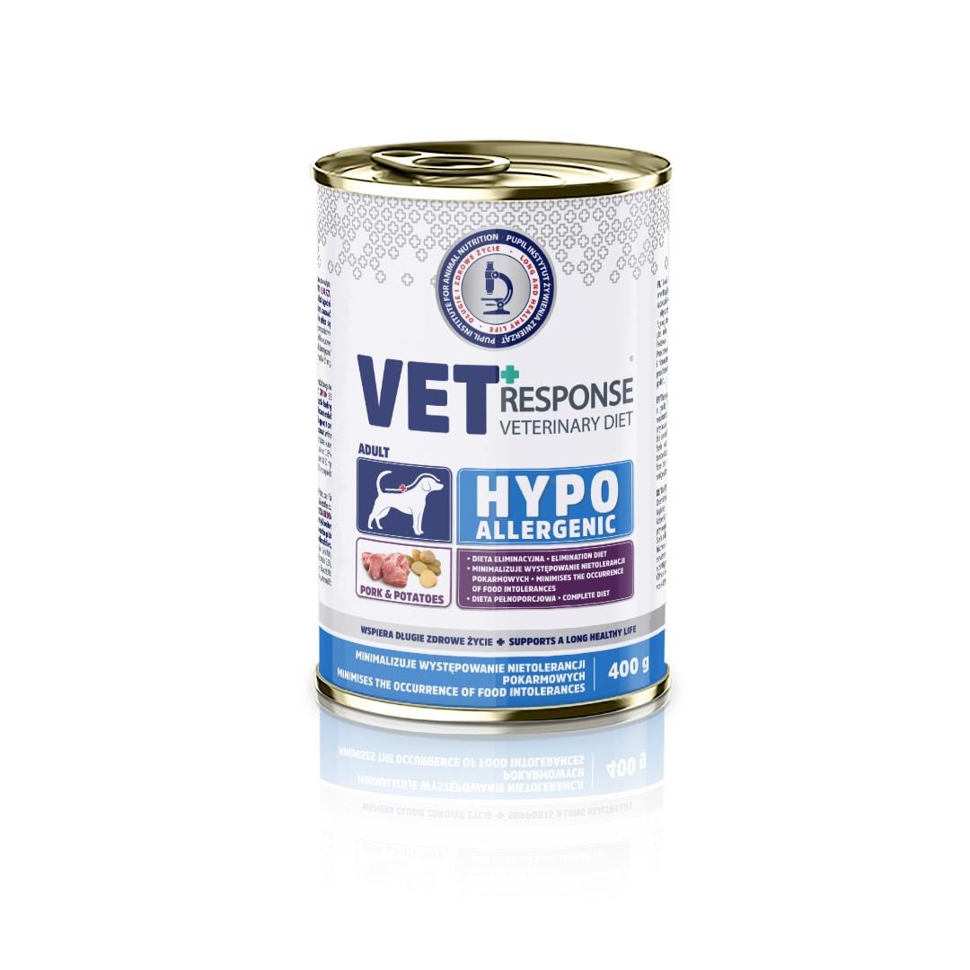 Vet Response Hypoallergenic vådfoder til hund – svin, 400 g