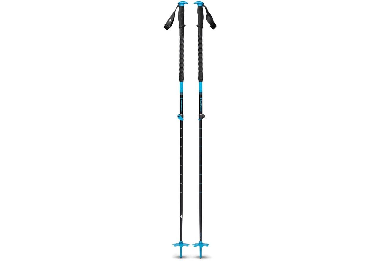 Black Diamond Expedition teleskopiske skistave 110–155 cm (blå og sort)
