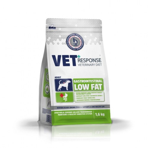 Vet Response Gastrointestinal Low Fat tørfoder til hund – 1,6 kg