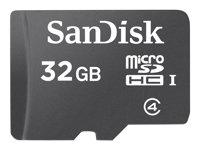 SanDisk microSDHC hukommelseskort 32 GB - Class 4 billede