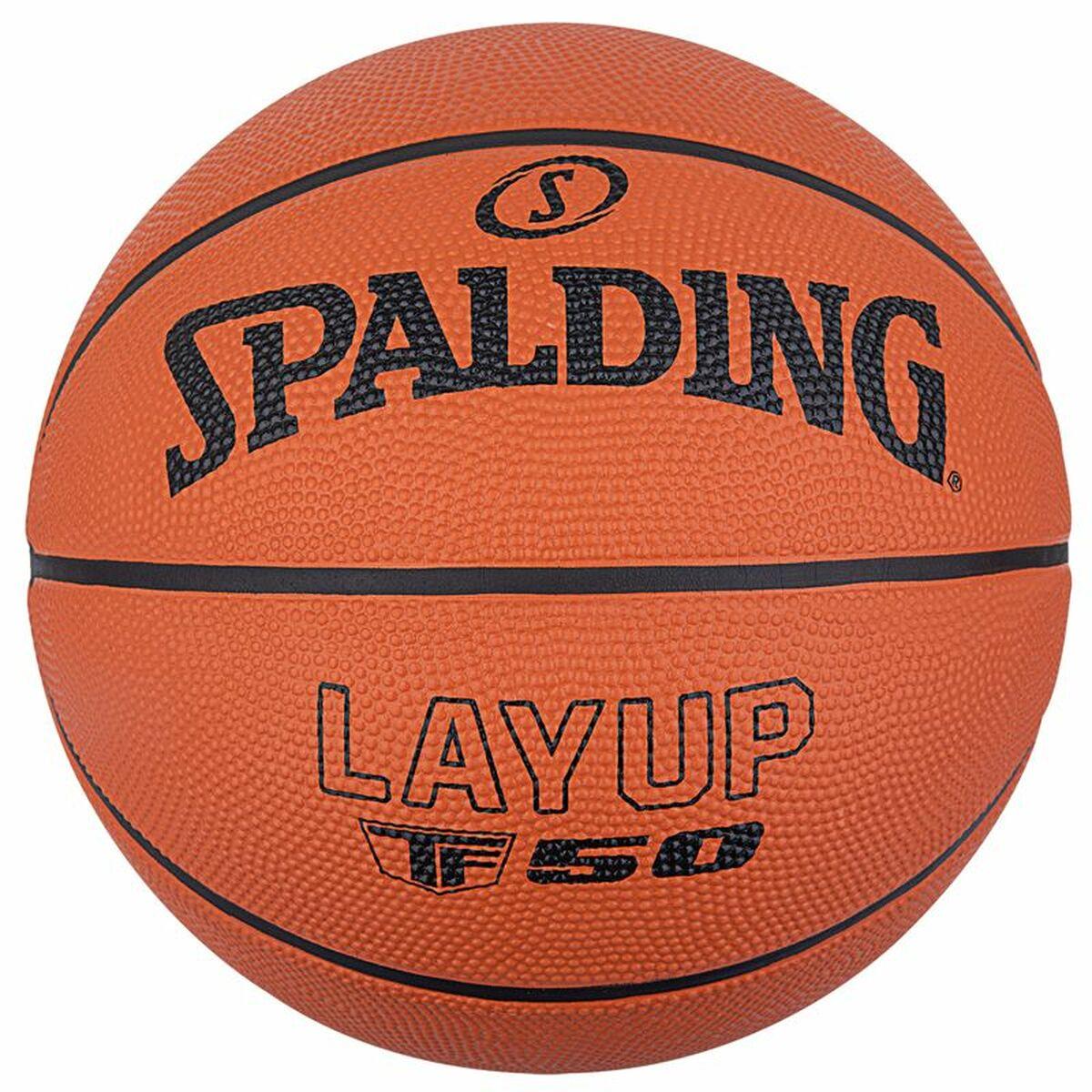 Spalding Layup TF-50 basketball - størrelse 7, orange/multifarvet