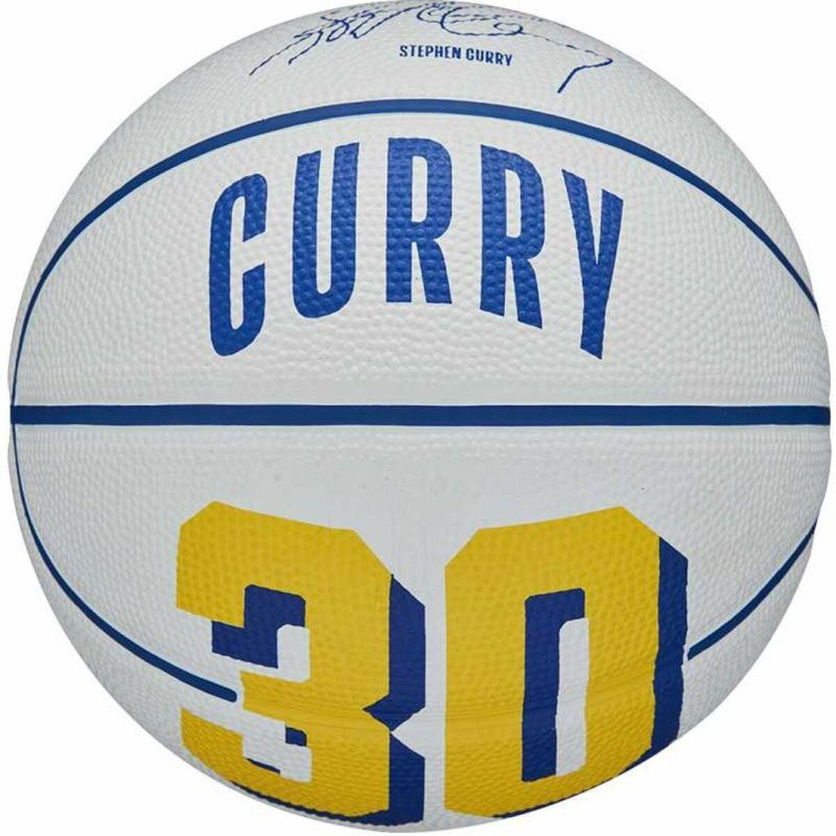Wilson Player Icon Mini basketball - Curry, hvid (str. 3)
