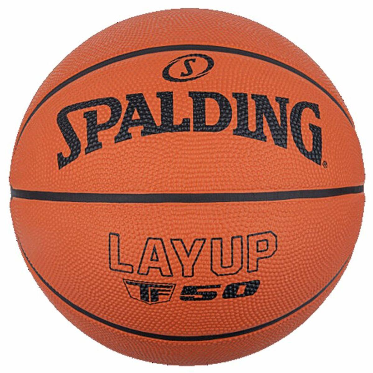 Spalding Layup TF-50 basketball - str. 5, orange/naturgummi